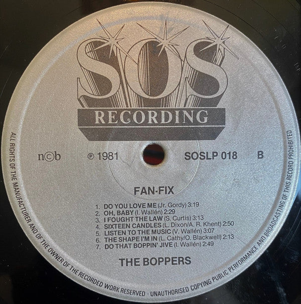 The Boppers : Fan-Pix (LP, Album)