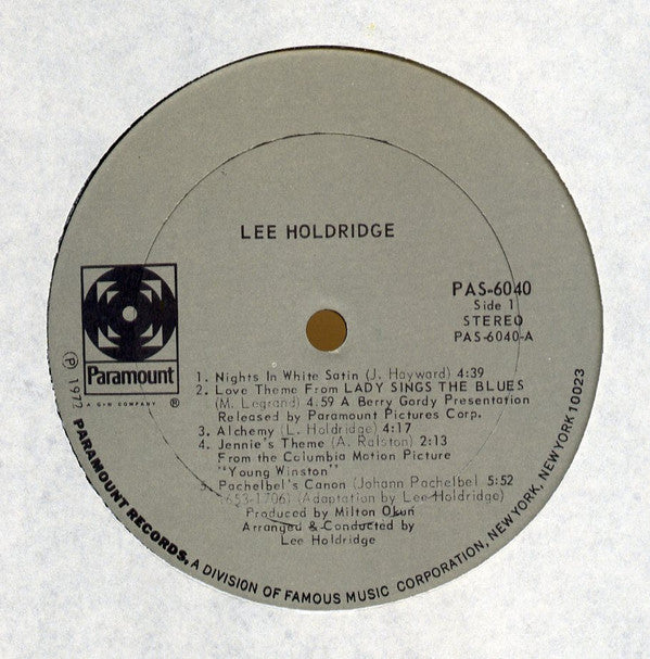 Lee Holdridge : Lee Holdridge (LP)