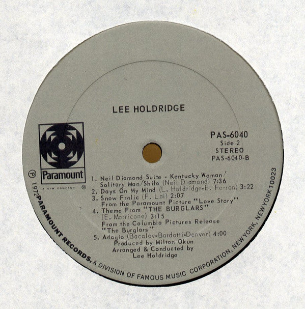 Lee Holdridge : Lee Holdridge (LP)