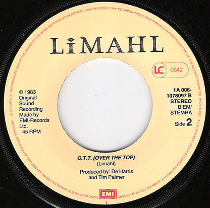 Limahl : Only For Love (7", Single)