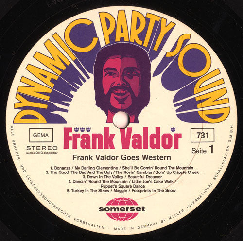 Frank Valdor : Frank Valdor Goes Western (LP)