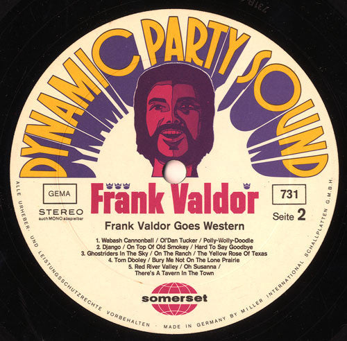 Frank Valdor : Frank Valdor Goes Western (LP)