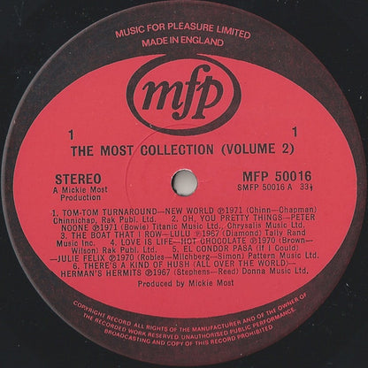 Various : The Most Collection (Volume 2) (LP, Comp, Eng)