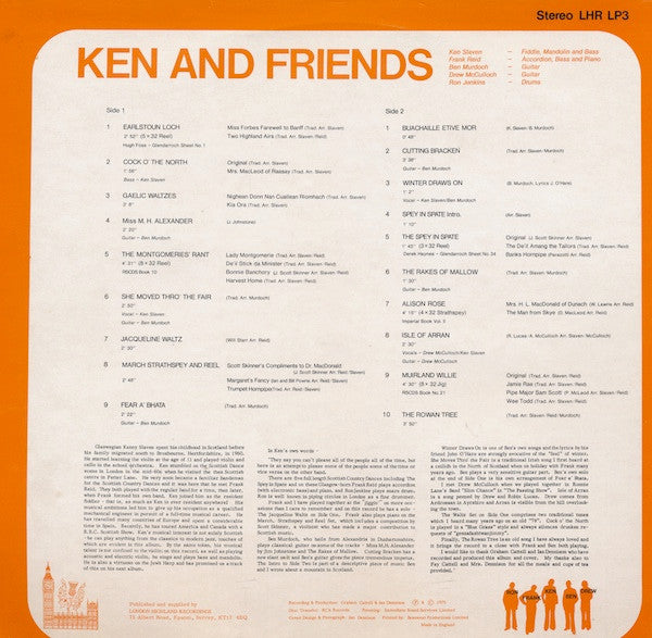 Ken Slaven : Ken And Friends (LP, Album)