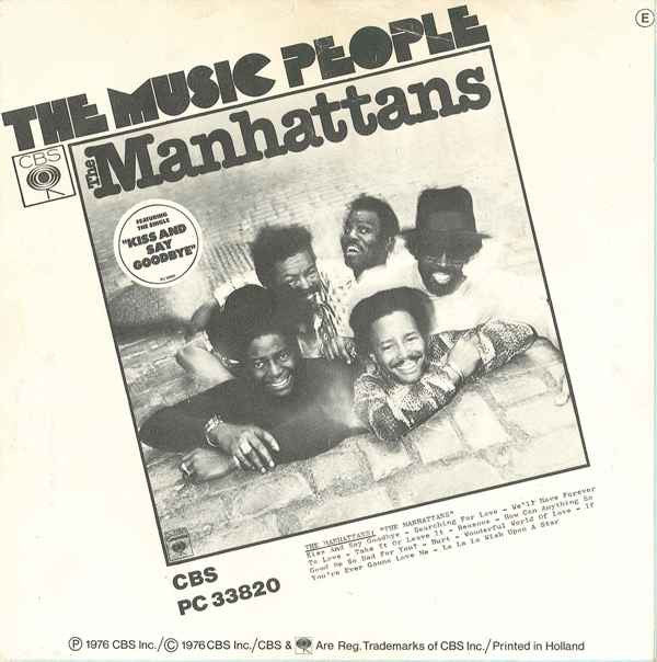 Manhattans : Kiss And Say Goodbye (7", Single)