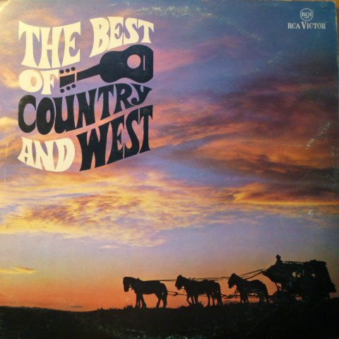 Various : The Best Of Country And West (LP, Comp, RE, Gat)