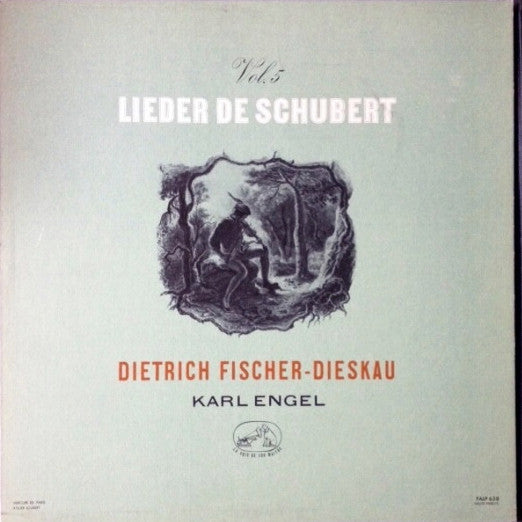 Franz Schubert, Dietrich Fischer-Dieskau, Karl Engel : Lieder De Schubert Vol. 5 (LP)