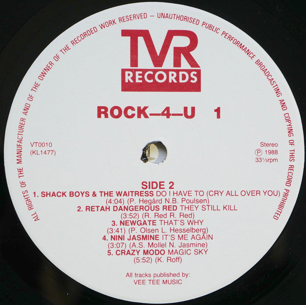 Various : Rock-4-U 1 (LP, Comp)