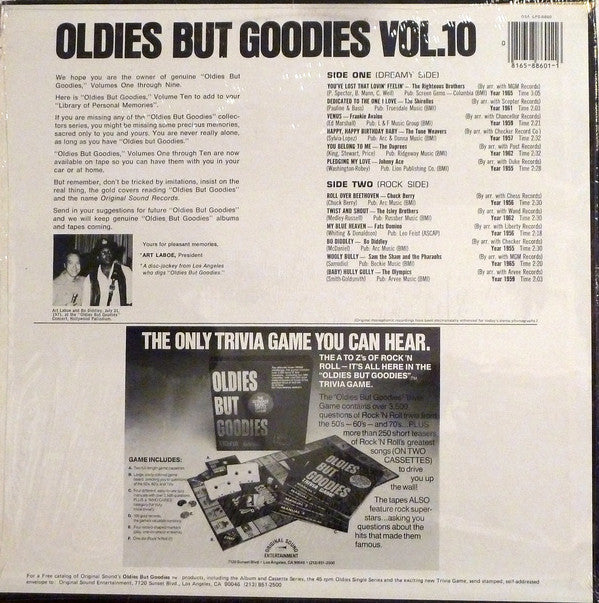 Various : Oldies But Goodies, Vol. 10 (LP, Comp)