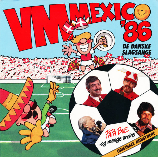 Various : VM Mexico '86 - De Danske Slagsange (LP, Comp)