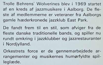 Trolle Behrens' Wolverines : Happy Jazz (LP, Album)