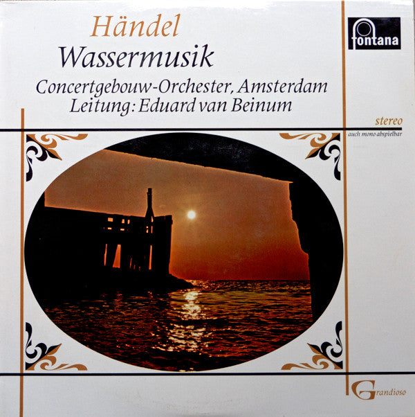 Georg Friedrich Händel - Concertgebouworkest, Eduard van Beinum : Wassermusik (LP, RE)