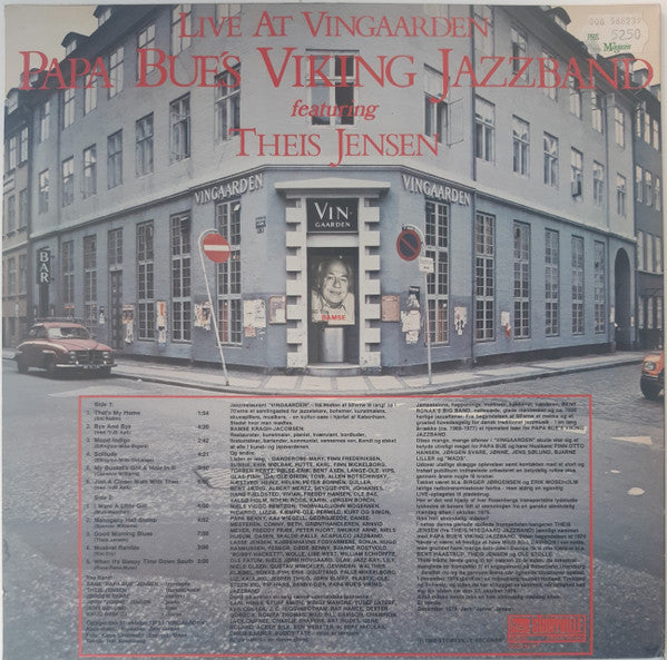 Papa Bue's Viking Jazz Band Featuring Theis Jensen : Live At Vingaarden (LP, Album)