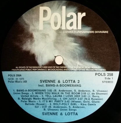 Svenne & Lotta : 2 (LP, Album)