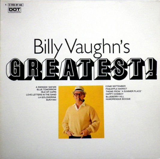 Billy Vaughn : Billy Vaughn's Greatest! (LP, Comp)