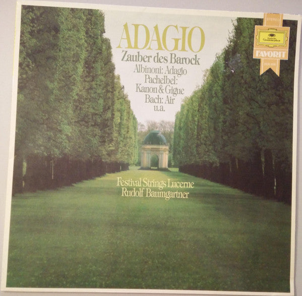 Festival Strings Lucerne, Rudolf Baumgartner : Adagio - Zauber des Barock (LP)