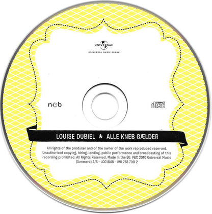 Louise Dubiel : Alle Kneb Gælder (CD, Album)