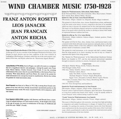 Franz Anton Rosetti / Anton Reicha / Jean Françaix / Leoš Janáček : Wind Chamber Music 1750-1928 (LP)