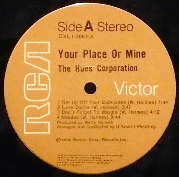 The Hues Corporation : Your Place Or Mine (LP, Album)