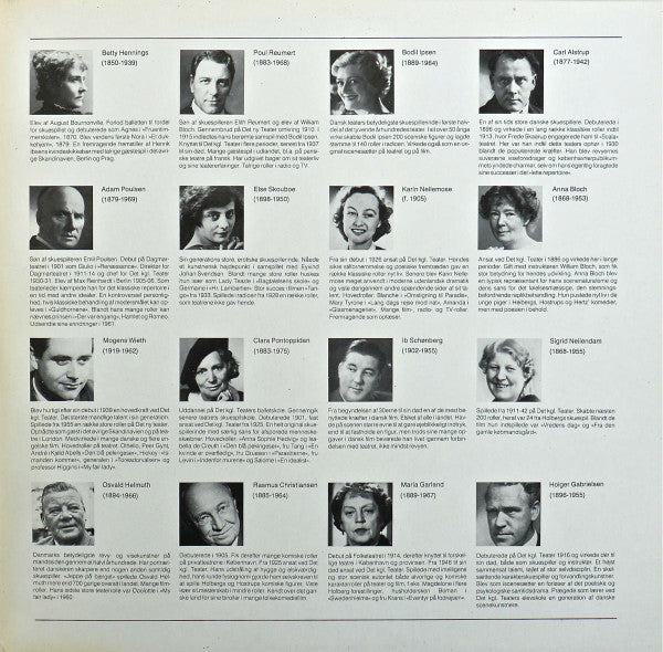 Various : Teaterliv (1923-1957) (2xLP, Comp)