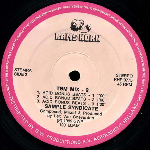 Sample Syndicate : TBM Mix 2 (12")