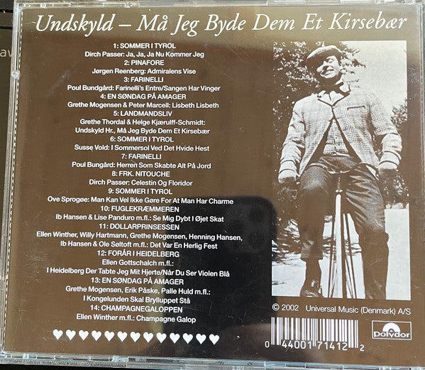 Various : Undskyld - Må Jeg Byde Dem Et Kirsebær (CD, Comp)