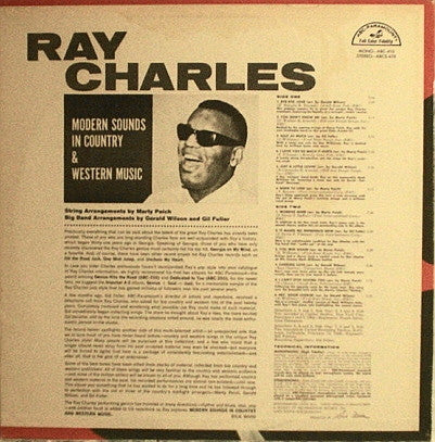 Ray Charles : Modern Sounds In Country And Western Music (LP, Album)