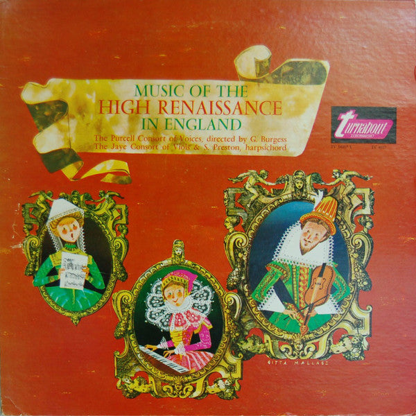 Various : Music Of The High Renaissance In England (LP, Album)