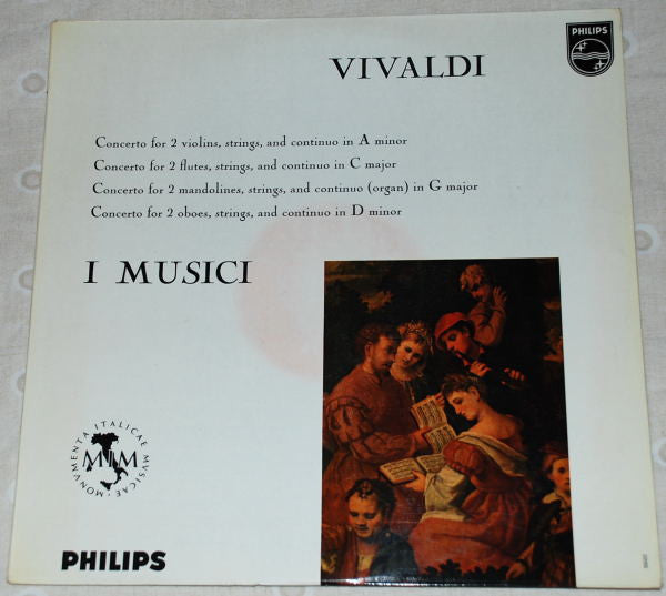 Antonio Vivaldi, I Musici : 4 Double Concertos (LP, Mono)