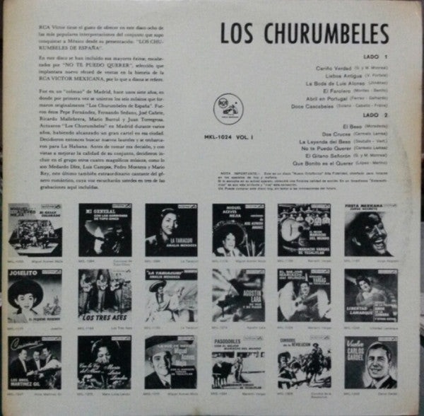 Los Churumbeles De España : Los Churumbeles De España (LP, Album, Mono)