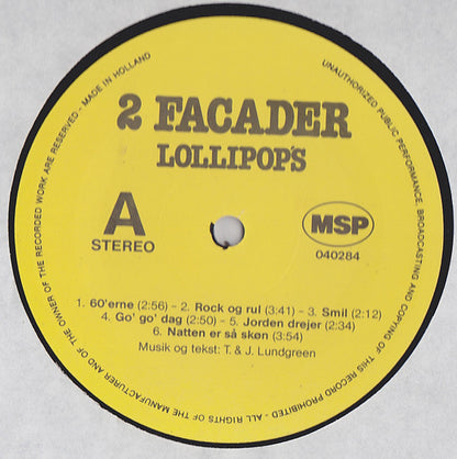 Lollipops : 2 Facader (LP, Album)