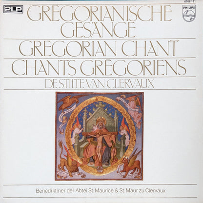 Benediktiner Mönche Der Abtei Saint-Maurice & Saint-Maur : Gregorianische Gesänge • Gregorian Chants • Chants Grégoriens • De Stilte Van Clervaux (2xLP)