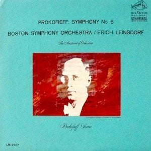 Sergei Prokofiev - Boston Symphony Orchestra / Erich Leinsdorf : Symphony No. 5 (LP, Mono)