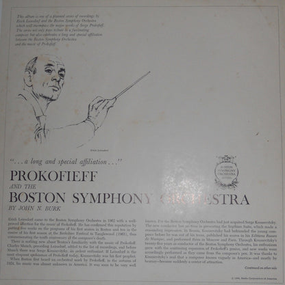 Sergei Prokofiev - Boston Symphony Orchestra / Erich Leinsdorf : Symphony No. 5 (LP, Mono)