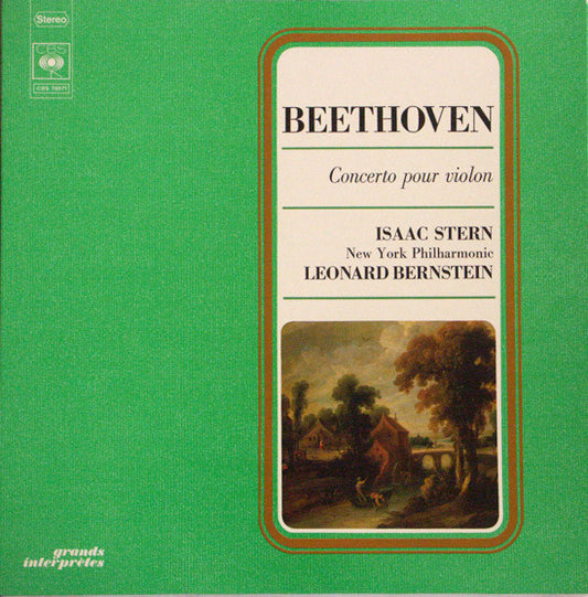 Ludwig van Beethoven - Isaac Stern, The New York Philharmonic Orchestra, Leonard Bernstein : Concerto Pour Violon & Orchestre En Ré, Op. 61 (LP, RE, Gat)