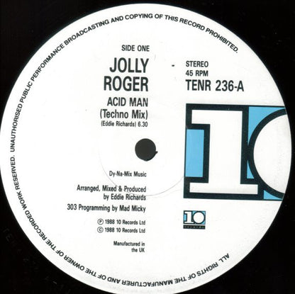 Jolly Roger : Acid Man (Techno Mix) (12")