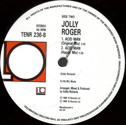 Jolly Roger : Acid Man (Techno Mix) (12")