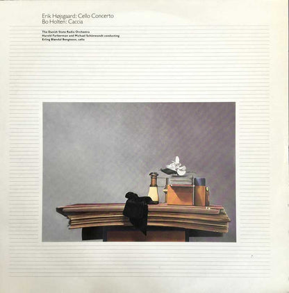 Erik Højsgaard, Bo Holten, Danmarks Radios Symfoniorkester, Harold Farberman, Michael Schønwandt, Erling Bløndal Bengtsson : Concerto for Cello and Orchestra / Caccia (LP, Album)