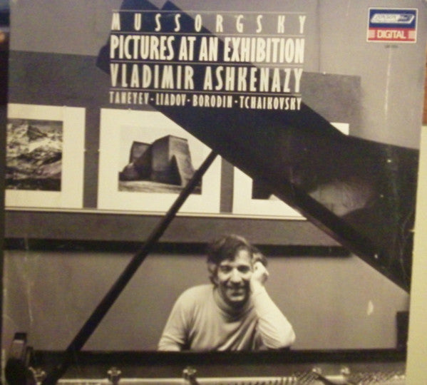 Vladimir Ashkenazy - Modest Mussorgsky, Sergey Ivanovich Taneyev, Anatoly Liadov, Alexander Borodin, Pyotr Ilyich Tchaikovsky : Pictures At An Exhibition (LP, RE)