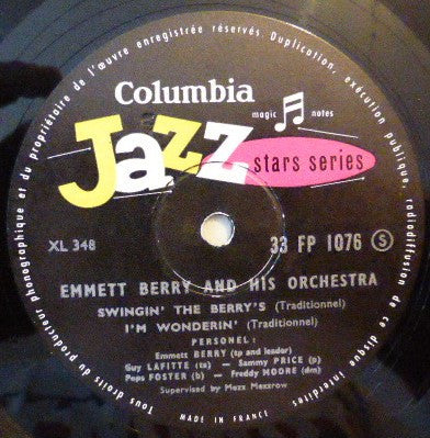 Emmett Berry And His Orchestra : Emmett Berry And His Orchestra  (10")