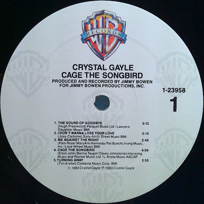 Crystal Gayle : Cage The Songbird (LP, Album)