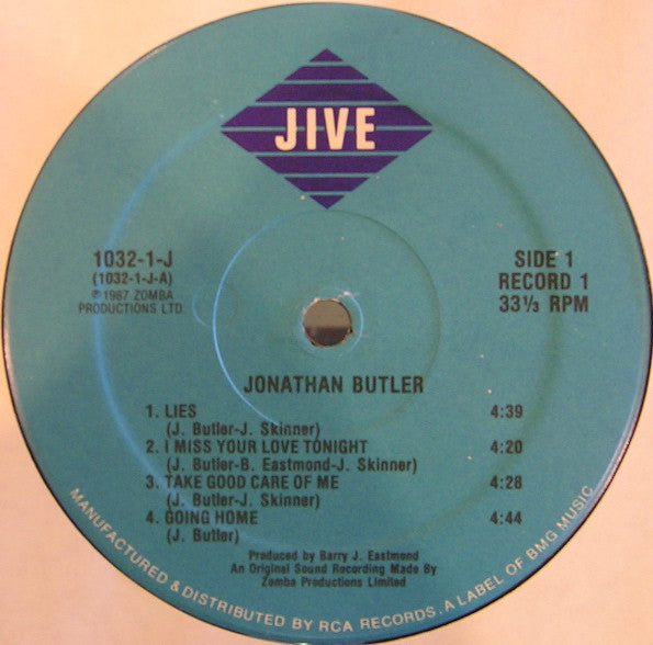 Jonathan Butler : Jonathan Butler (2xLP, Album)