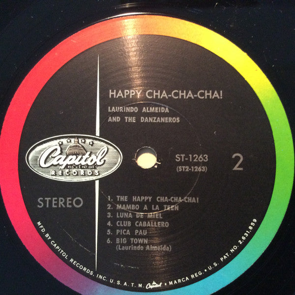 Laurindo Almeida And The Danzaneros : Happy Cha-Cha-Cha! (LP, Album)