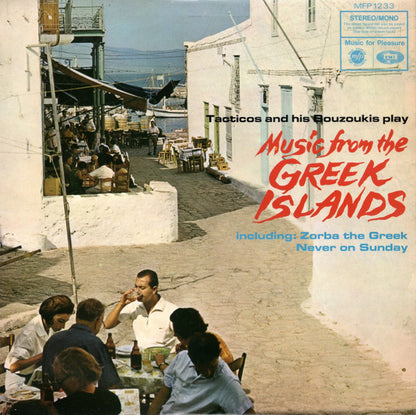 Tacticos And His Bouzoukis : Music From The Greek Islands (LP)