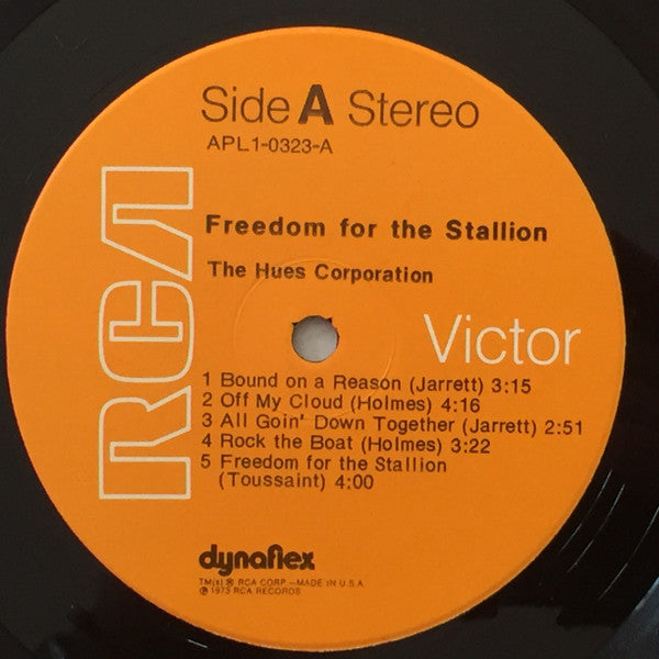 The Hues Corporation : Freedom For The Stallion (LP, Album, Ind)