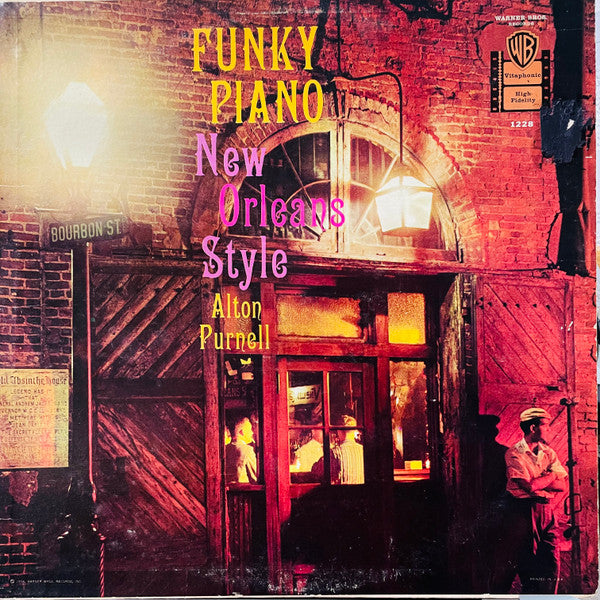 Alton Purnell : Funky Piano New Orleans Style (LP, Album)