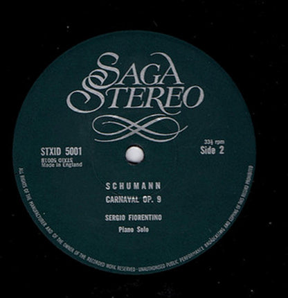 Robert Schumann / Sergio Fiorentino, The Hamburg Pro Musica Conducted By Erich Riede : Piano Concerto In A Minor Opus 54 / Carnival Opus 9 (LP, Album)