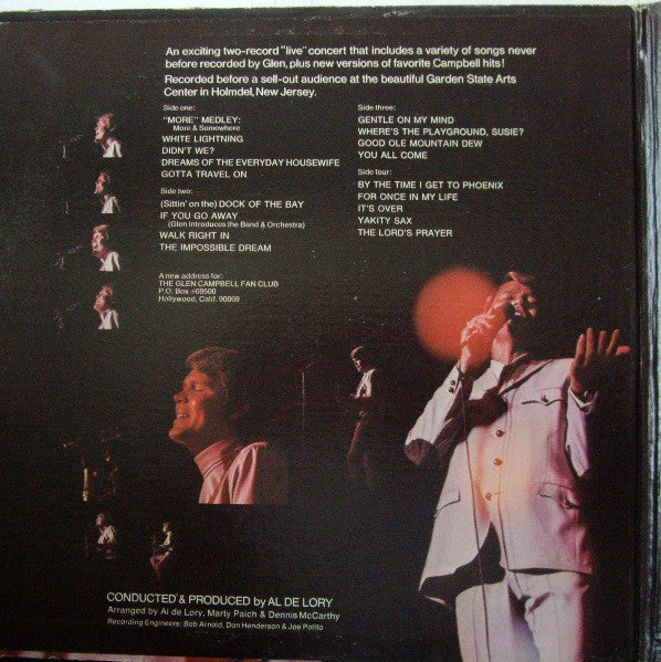 Glen Campbell : Live (2xLP, Album)