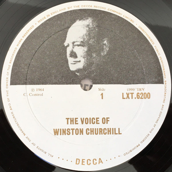 Winston Churchill : The Voice Of Winston Churchill (LP, Album, Mono)