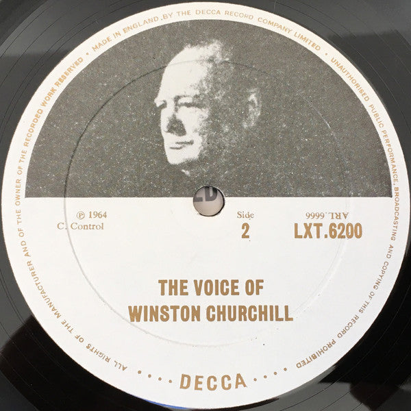 Winston Churchill : The Voice Of Winston Churchill (LP, Album, Mono)